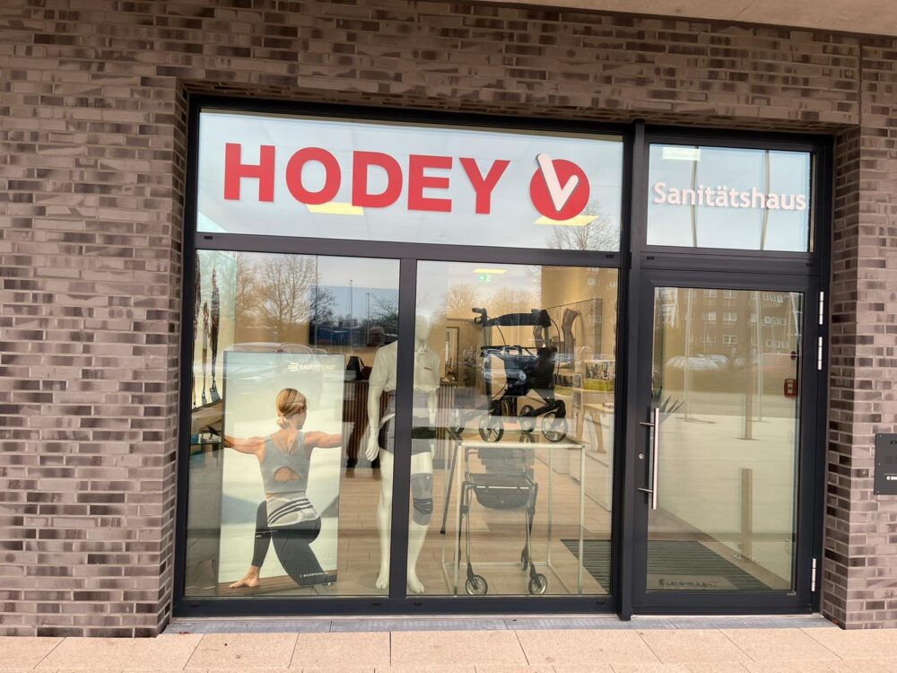 Hodey Store in Moers, beim Bethanien Sanitätshaus