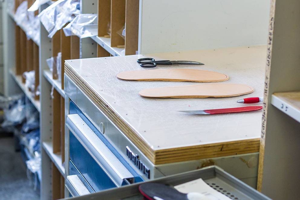 orthopädische Einlagen Einlagenfertigung in der Orthopädieschuhtechnik